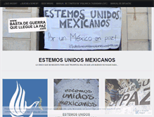 Tablet Screenshot of estemosunidosmexicanos.wordpress.com