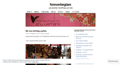 Desktop Screenshot of foreverbeglam.wordpress.com