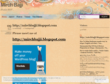 Tablet Screenshot of mirchbajji.wordpress.com