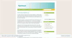 Desktop Screenshot of flyerbeyer.wordpress.com