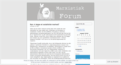 Desktop Screenshot of marxistiskforum.wordpress.com