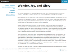 Tablet Screenshot of pilgrimtrail.wordpress.com