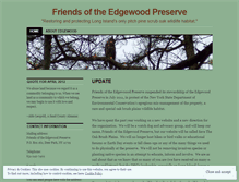 Tablet Screenshot of edgewoodpreserve.wordpress.com