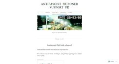 Desktop Screenshot of antifascistprisonersupportuk.wordpress.com