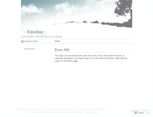 Tablet Screenshot of emoline.wordpress.com