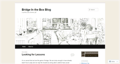 Desktop Screenshot of bridgeinthebox.wordpress.com
