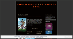 Desktop Screenshot of moviesbase.wordpress.com