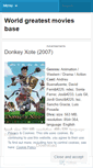 Mobile Screenshot of moviesbase.wordpress.com