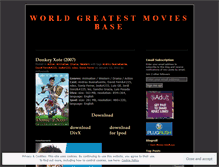 Tablet Screenshot of moviesbase.wordpress.com