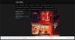 Desktop Screenshot of lesliepaints.wordpress.com