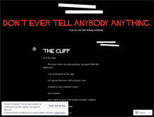 Tablet Screenshot of dontevertellanybodyanything.wordpress.com