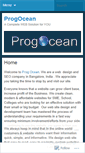 Mobile Screenshot of progocean.wordpress.com