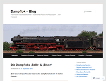 Tablet Screenshot of dampflok.wordpress.com