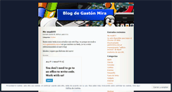 Desktop Screenshot of gastonmdq.wordpress.com