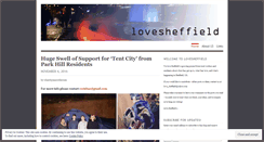 Desktop Screenshot of lovesheffield.wordpress.com