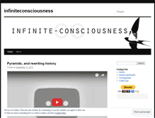 Tablet Screenshot of infiniteconsciousness.wordpress.com