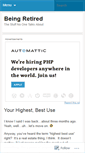 Mobile Screenshot of beingretired.wordpress.com