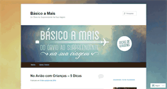 Desktop Screenshot of basicoamais.wordpress.com