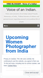 Mobile Screenshot of hindblogger.wordpress.com