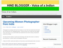 Tablet Screenshot of hindblogger.wordpress.com