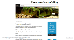 Desktop Screenshot of hanshearnbrown.wordpress.com