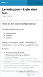 Mobile Screenshot of lernhappen.wordpress.com