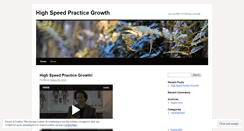 Desktop Screenshot of practicegrowth.wordpress.com