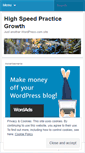 Mobile Screenshot of practicegrowth.wordpress.com