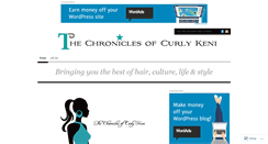 Desktop Screenshot of chroniclesofcurlykeni.wordpress.com