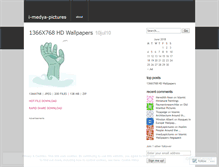 Tablet Screenshot of imedyapictures.wordpress.com