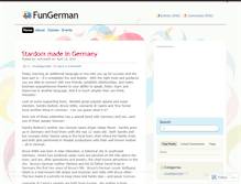 Tablet Screenshot of fungerman.wordpress.com