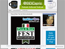 Tablet Screenshot of eldicaprio.wordpress.com