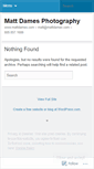 Mobile Screenshot of mattdames.wordpress.com
