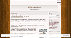 Desktop Screenshot of pildorasvolcanicas.wordpress.com