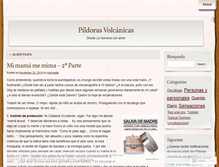 Tablet Screenshot of pildorasvolcanicas.wordpress.com