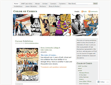 Tablet Screenshot of colorofcomics.wordpress.com