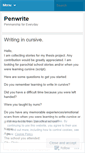 Mobile Screenshot of penwrite.wordpress.com