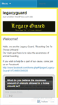 Mobile Screenshot of legacyguard.wordpress.com