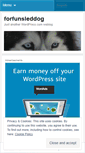 Mobile Screenshot of forfunsleddog.wordpress.com