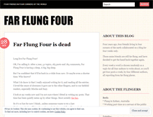 Tablet Screenshot of farflungfour.wordpress.com