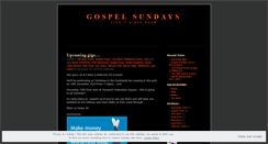 Desktop Screenshot of gospelsundays.wordpress.com