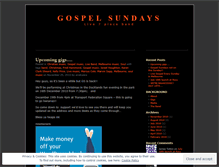 Tablet Screenshot of gospelsundays.wordpress.com