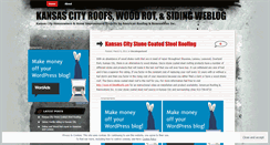 Desktop Screenshot of kansascityroofs.wordpress.com