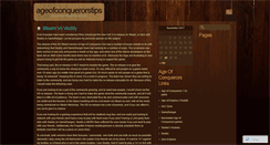 Desktop Screenshot of ageofconquerorstips.wordpress.com