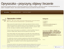 Tablet Screenshot of opryszczka.wordpress.com