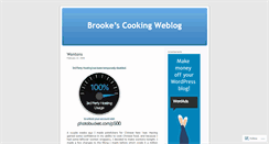 Desktop Screenshot of brookiescookies.wordpress.com