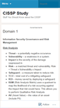 Mobile Screenshot of cisspstudy.wordpress.com