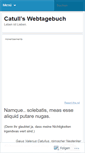 Mobile Screenshot of catull.wordpress.com