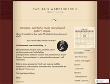 Tablet Screenshot of catull.wordpress.com