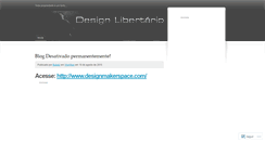 Desktop Screenshot of designlibertario.wordpress.com